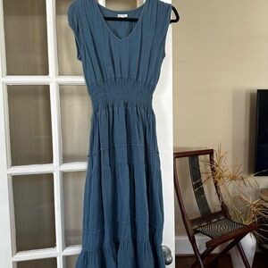 Maurices Teal Maxi Dress